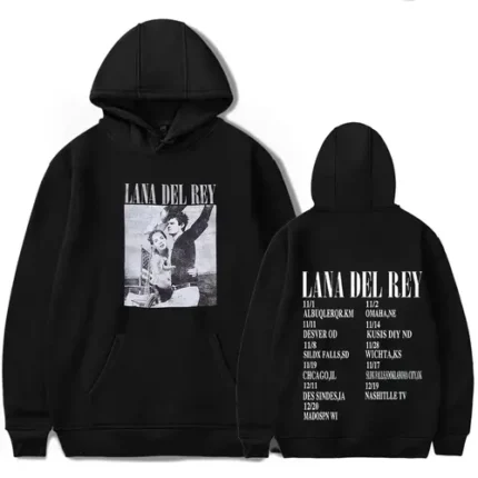 Lana Del Rey Merch Black Hoodie