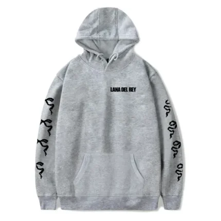 Gray Hoodie Lana Del Rey Merch