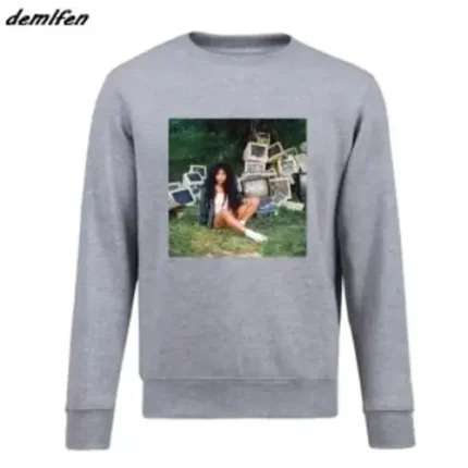 Sza Ctrl Print Gray Sweatshirt