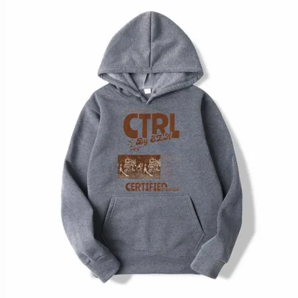 Gray SZA Ctrl Hoodie